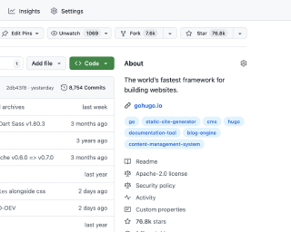 The Hugo blog running on GitHub Pages